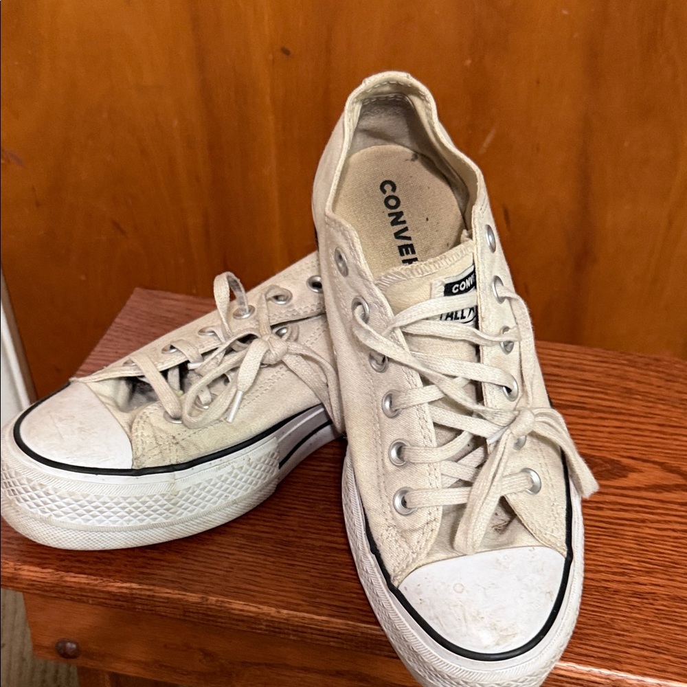 Converse white Converse platform All Star Sneakers